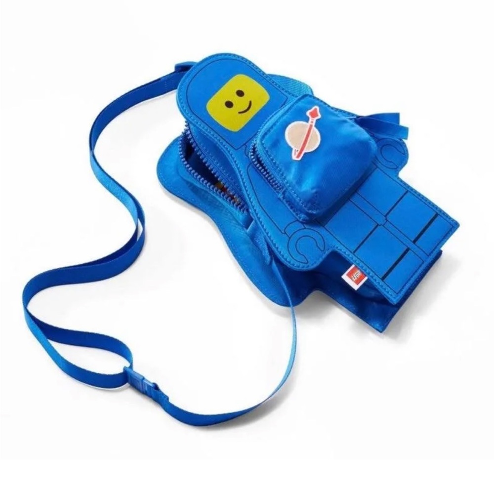 Lego X Target Exclusive Blue Minifigure Astronaut Crossbody Bag Limited Edition
